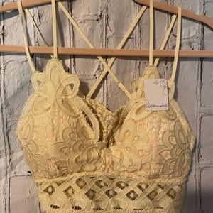 Boho Floral Lace Bralette- New With Tags!